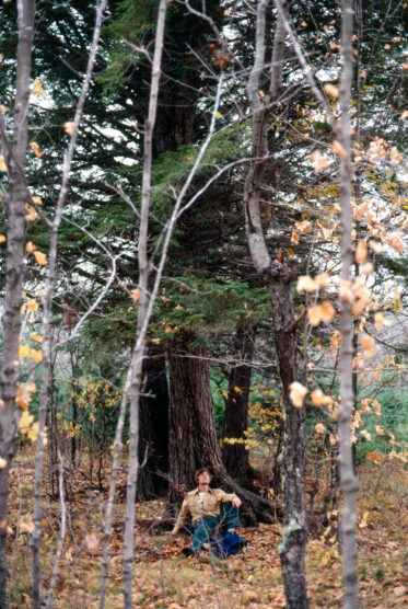 "...“I started walking back to camp. Three large hemlocks caught my eye. They seemed to beckon me. “Come, Mike, sit under us and relax. I found three new friends. ... ”