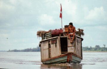 River boat near Nauta