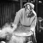 Everlyne Rono, a farmer in Sirikwa, Molo, Nakuru County, Kenya, prepares potatoes over an open fire.
The Crop Trust's BOLD Project is working with the International Potato Center to select genotypes derived from crosses between CWR-derived hybrids and advanced CIP clones exhibiting late-blight resistance.
Photo: Michael Major for Crop Trust