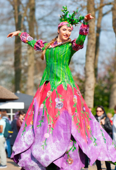 Keukenhof Garden, a 32-hectare garden dedicated to all bulby things growing in spring