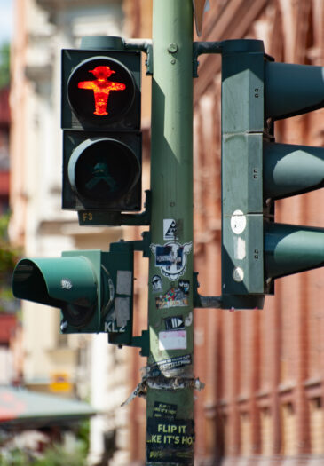 The Ampelmann street crossing icon is a symbol of Berlin and an important component of the tourism business and the East Germany nostalgia movement.
