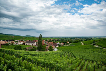 Saint-Jacques-le-Majeur of Hunawihr is one of the most iconic churches of Alsace, France.