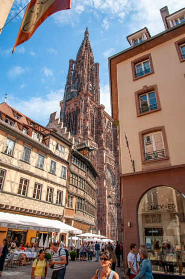 Cathédrale Notre-Dame-de-Strasbourg was the world's tallest building from 1647 to 1874.