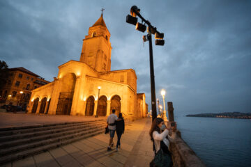 Iglesia de San Pedro (St Peter's Church) in Gijón, Asturias, Spain