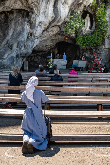 Lourdes is a town in southwestern France, in the foothills of the Pyrenees mountains. It’s known for the Sanctuaires Notre-Dame de Lourdes, or the Domain, a major Catholic pilgrimage site. Each year, millions visit the Grotto of Massabielle (Grotto of the Apparitions) where, in 1858, the Virgin Mary is said to have appeared to a local woman. In the grotto, pilgrims can drink or bathe in water flowing from a spring.