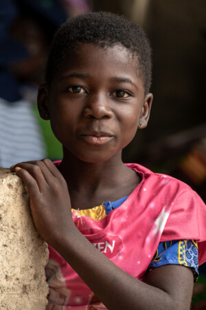 Meeting of RESADE beneficiaries at village of Kéké-kopé, Togo. Improving Agricultural Resilience to Salinity through Development and Promotion of Pro-poor Technologies (RESADE). Visit to Togo, 23-25 August 2023. Photos: MIchael Major for ICBA