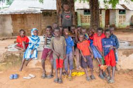 Community seedbank at the Improving Agricultural Resilience to Salinity through Development and Promotion of Pro-poor Technologies (RESADE). Visit to The Gambia 27-29 August 2023. Photos: MIchael Major for ICBA