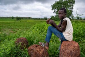 Community seedbank at the Genji Wolof Vegetable Garden.
Improving Agricultural Resilience to Salinity through Development and Promotion of Pro-poor Technologies (RESADE). Visit to The Gambia 27-29 August 2023.
Photo: Michael Major for ICBA