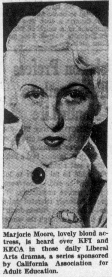 Frederick's daughter, Marjorie Jan, moved to LA with her mother in the 1930s and became a radio actress.