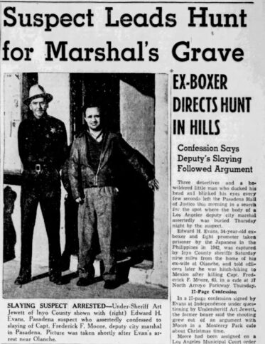 The final chapter ... news accounts of his murder in January 1947