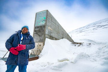 Patrick Kasasa, Community Technology Development Trust (CTDT), Zimbabwe
Visit of BOLD WP4 partners to Svalvard Global Seed Vault on 25 February 2025. 
Photo: Michael Major for Crop Trust