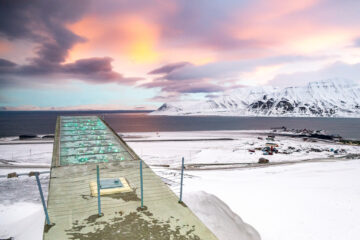 The Svalbard Global Seed Vault was inaugurated in February 2008 as a secure backup facility for the world's crop diversity on the Svalbard archipelago of Norway. 
As of February 2025 it has received seed samples from 123 genebanks in 85 countries around the world,
Photo: Michael Major for Crop Trust