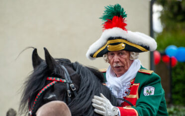 Beuel-Limperich, North Rhine-Westphalia / Germany: February 23, 2020. LiKüRa street parade during Karneval season