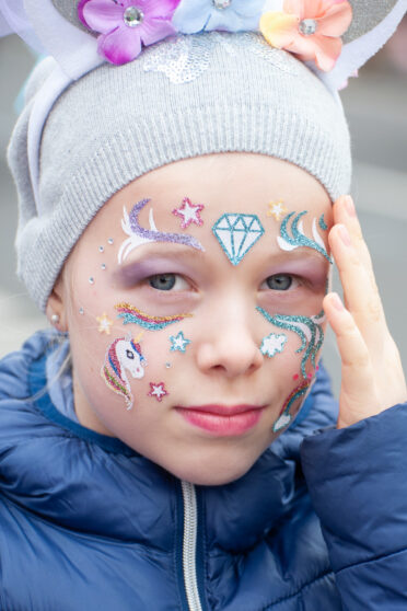 Beuel-Limperich, North Rhine-Westphalia / Germany: February 23, 2020. LiKüRa street parade during Karneval season