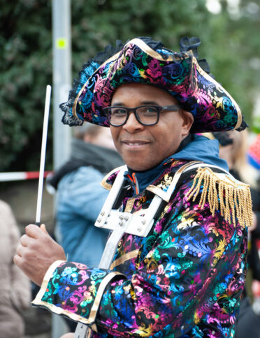 Beuel-Limperich, North Rhine-Westphalia / Germany: February 23, 2020. LiKüRa street parade during Karneval season