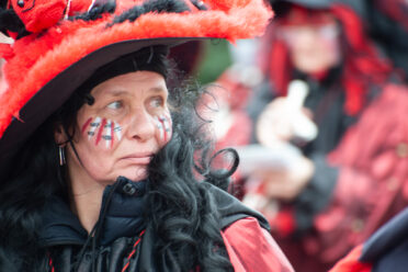 Beuel-Limperich, North Rhine-Westphalia / Germany: February 23, 2020. LiKüRa street parade during Karneval season