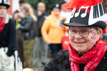 Beuel-Limperich, North Rhine-Westphalia / Germany: February 23, 2020. LiKüRa street parade during Karneval season