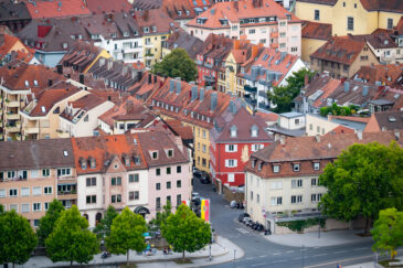 Würzburg is a German city in the Franconia region of northern Bavaria along the Main River. The skyline is dominated by the Marienberg Fortress.