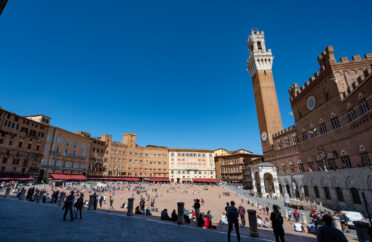 Piazza del Compo in Sienna, Italy.