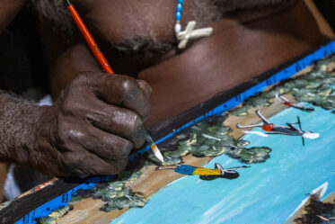 Documentation of activities of Aboriginal Sea Company in Darwin, Humpty Doo, Wadeye and Glyde Point, 10-12 November 2025. Photo: Michael Major for Cultivate