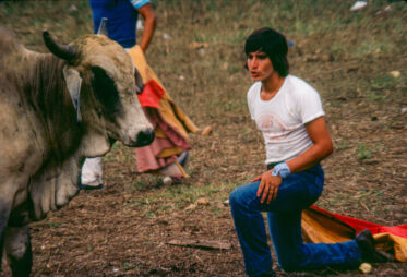 Tico-style bullfight, Guapiles, Costa Rica, August 1980.