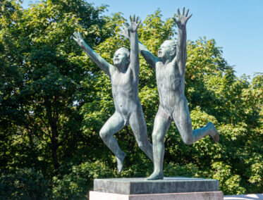 Vigeland Park in Oslo displays over 200 granite and bronze sculptures by Gustav Vigeland, created 1924–1943. Sculptures show human forms wrestle, embrace, and age together, turning a public park into a quiet meditation on life and time itself.