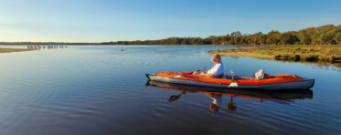 Kayaking on the Serpentine River