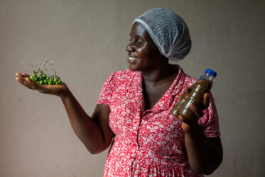 Visit by Crop Trust consultants Michael Major and Scott Christiansen to Ghana from 11-17 May to document BOLDER research conducted by WorldVeg on the value chains of leafy amaranth, baobab and turkey berry.
Photo: Michael Major for Crop Trust
