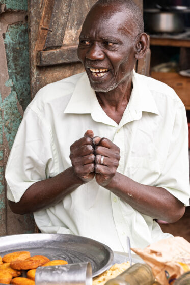 Tom Zijja, a pumpkin processor and aggregator in Balawoli, Kamuli District, Uganda, represents the value-addition end of a growing pumpkin value chain. Sourcing from local farmers, Tom transforms an often-overlooked crop into juice, fritters, flour, puree, and snacks — wasting nothing. Pumpkin is increasingly recognised as a high-potential opportunity crop in Uganda, nutritious, storable, and familiar, but still waiting for the support systems that could take entrepreneurs like Tom from a charcoal stove to something much bigger.
Photo: Michael Major for Crop Trust