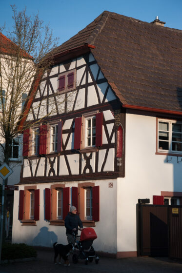 Half timbered home line main street Herxheim. (c)Michael Major